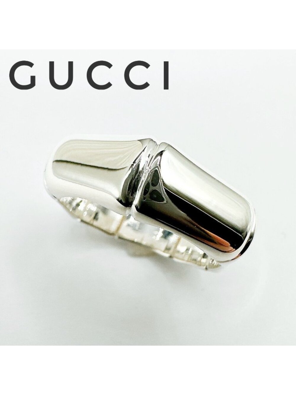 Gucci Bamboo Silver Ring